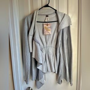 Free People Ebb & Flow Ruffled Jacket